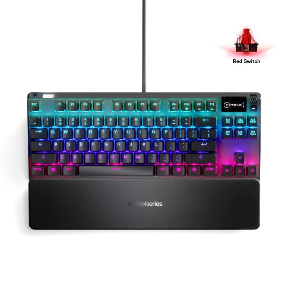 คีย์บอร์ดเกมมิ่ง SteelSeries Apex 7 TKL Red Switch_0